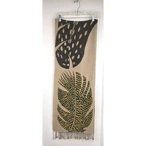 LISA CHRISTOFFERSEN African Tribal Arts Pashmina Silk Handpainted/Woven Scarf